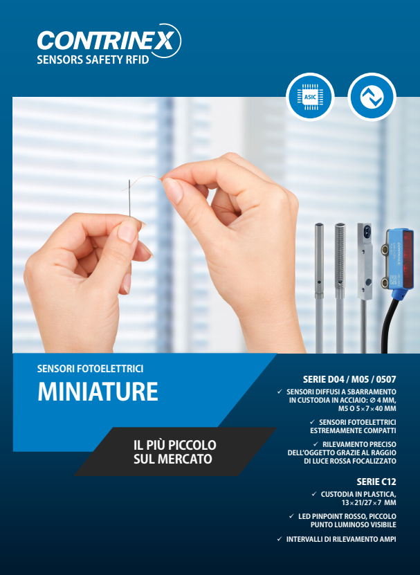 Sensori Fotoelettrici - Miniature
